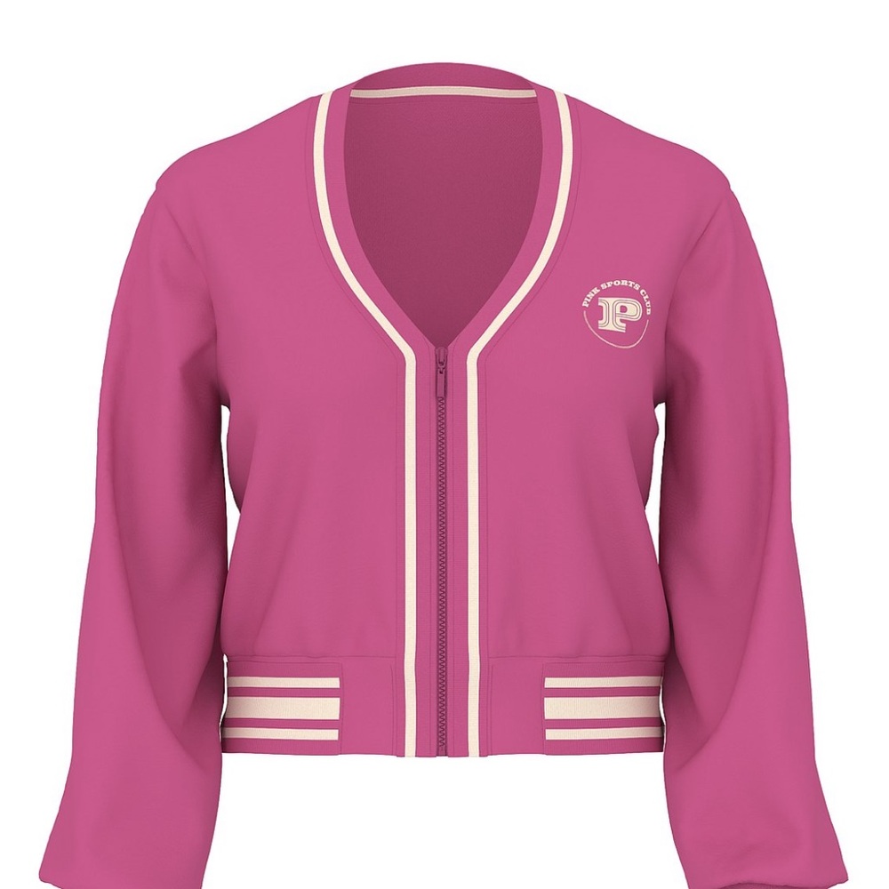 Pink Varsity Jacket